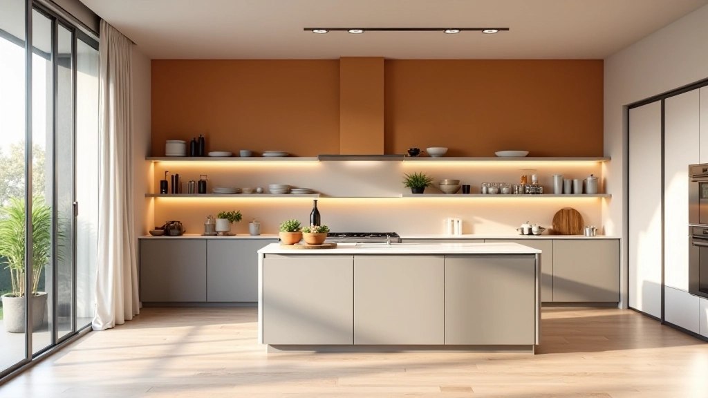Cucina moderna con tendenze 2026 e design contemporaneo