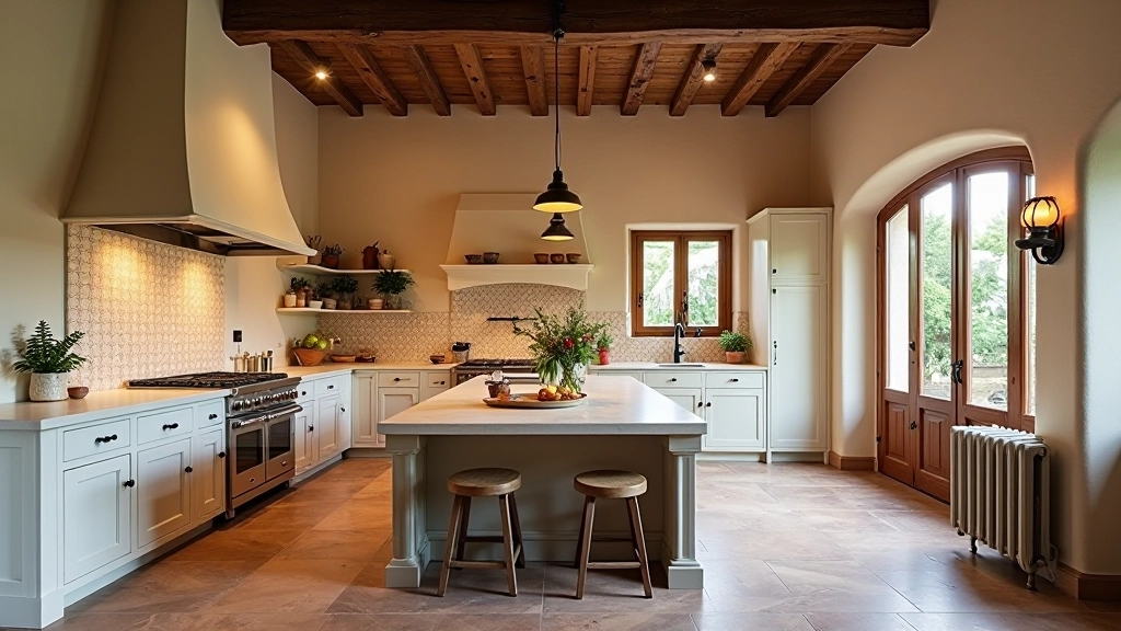 Cucina tradizionale con elementi moderni