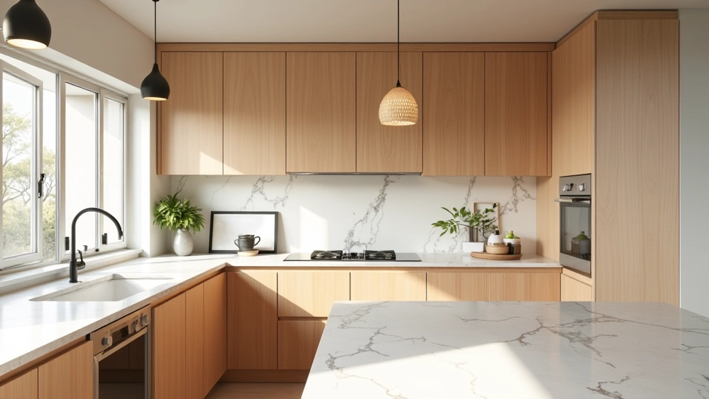 Cucina moderna italiana con design contemporaneo e materiali di qualità